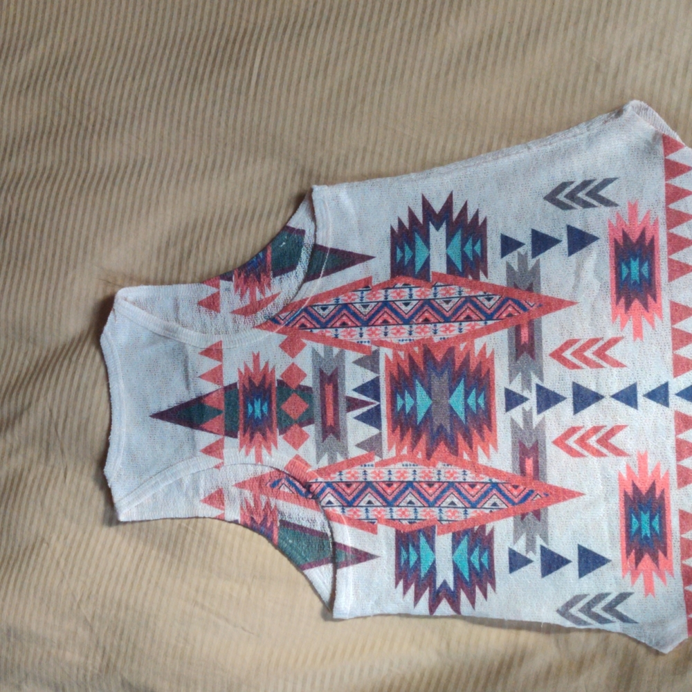 Aztec print Tank top - Picture 2 of 7